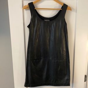 Vince Leather Dress